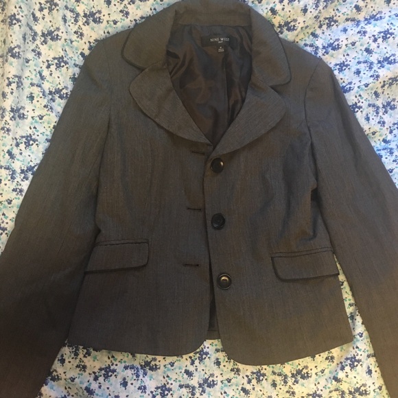Nine West Grey Blazer - Picture 2 of 8